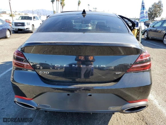 2024 Genesis G70 3.3T Sport Advanced with VIN KMTG54SE0RU139391, listed as a Copart auction lot 88167515 with 4,451 mi miles and Salvage Title. Bid and sale history available at carsss.com. Image 6.