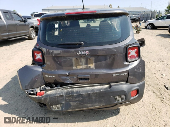 2018 Jeep Renegade Sport с VIN ZACCJBAB1JPH92936, выставлен на аукционе Copart как лот 58999075 с пробегом 38 734 миль миль и Чистый • Clean title. История ставок и продаж доступна на DreamBid. Изображение 6.