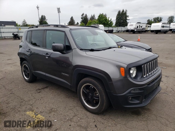 2017 Jeep Renegade Altitude with VIN ZACCJABB6HPG38032, listed as a Copart auction lot 57104715 with 131,692 mi miles and Salvage title. Bid and sale history available at DreamBid. Image 4.
