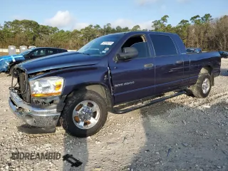 2006 Dodge Ram 2500 SLT with VIN 3D7KR29C46G208948, listed as a Copart auction lot 43755215 with 214,270 mi miles and Salvage Title. Bid and sale history available at carsss.com. Image 1.