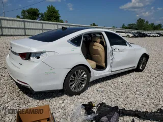 2015 Hyundai Genesis 3.8L with VIN KMHGN4JE7FU015514, listed as a Copart auction lot 62719774 with 46,202 mi miles and Clean Title. Bid and sale history available at carsss.com. Image 3.