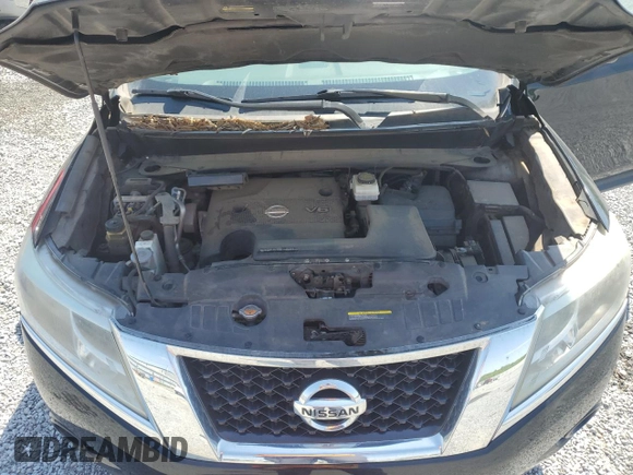 2014 Nissan Pathfinder Platinum with VIN 5N1AR2MM6EC726756, listed as a Copart auction lot 52935495 with 127,187 mi miles and Salvage Title. Bid and sale history available at carsss.com. Image 12.