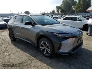 2024 Toyota bZ4X XLE with VIN JTMAAAAAXRA032394, listed as a Copart auction lot 69088814 with 8,184 mi miles and Salvage Title. Bid and sale history available at carsss.com. Image 4.