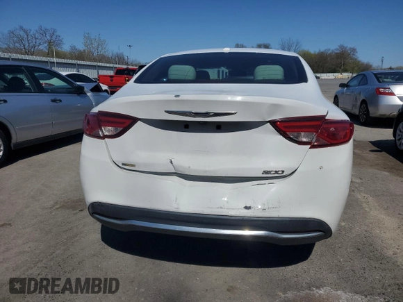 2015 Chrysler 200 Limited with VIN 1C3CCCAB3FN671104, listed as a Copart auction lot 52418085 with 209,515 mi miles and Salvage Title. Bid and sale history available at carsss.com. Image 6.