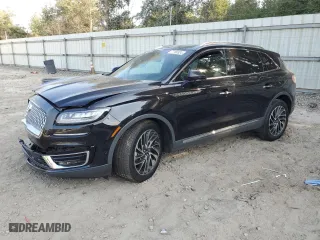 2019 Lincoln Nautilus Reserve with VIN 2LMPJ8L95KBL10912, listed as a Copart auction lot 77166924 with 0 mi miles and Non Repairable. Bid and sale history available at carsss.com. Image 1.