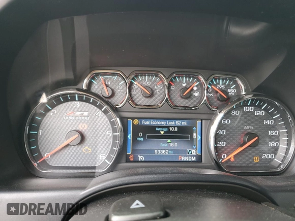 2014 Chevrolet Silverado 1500 LTZ with VIN 1GCVKSEC1EZ134582, listed as a Copart auction lot 50472335 with 93,362 mi miles and Salvage Title. Bid and sale history available at DreamBid. Image 9.