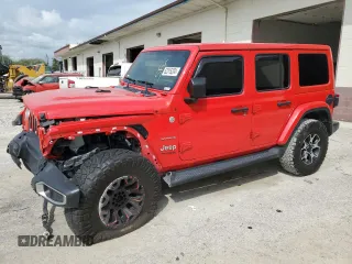 2019 Jeep Wrangler Unlimited Sahara с VIN 1C4HJXEN6KW683335, выставлен на аукционе Copart как лот 62515204 с пробегом 77 297 миль миль и На запчасти • Non repairable. История ставок и продаж доступна на DreamBid. Изображение 1.