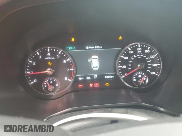 2021 Kia Telluride SX with VIN 5XYP5DHC1MG125563, listed as a Copart auction lot 61372995 with 83,358 mi miles and Salvage title. Bid and sale history available at DreamBid. Image 9.