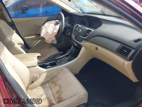 2014 Honda Accord LX with VIN 1HGCR2F31EA053633, listed as a IAAI auction lot 42056856 with Not Provided miles and . Bid and sale history available at carsss.com. Image 5.