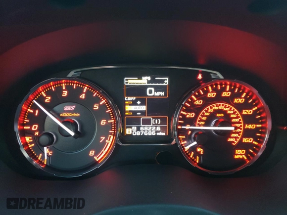 2015 Subaru WRX STI с VIN JF1VA2L64F9831364, выставлен на аукционе Copart как лот 89190295 с пробегом 87 686 миль миль и Списание • Salvage title. История ставок и продаж доступна на DreamBid. Изображение 9.