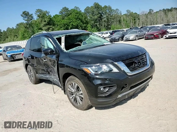2017 Nissan Pathfinder SL with VIN 5N1DR2MNXHC669326, listed as a Copart auction lot 53086465 with 53,242 mi miles and Salvage title. Bid and sale history available at DreamBid. Image 12.