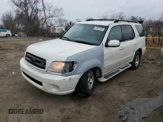 2002 Toyota Sequoia SR5 with VIN 5TDZT34AX2S136025, listed as a Copart auction lot 47661635 with 177,415 mi miles and Clean Title. Bid and sale history available at carsss.com. Image 1.