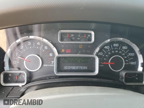 2007 Ford Expedition XLT z VIN 1FMFU15507LA48143, wystawiony jako Copart lot #53579105 z przebiegiem 109 367 mil mil oraz Szkoda całkowita • Salvage title. Historia ofert i sprzedaży dostępna na DreamBid. Obrazek 9.