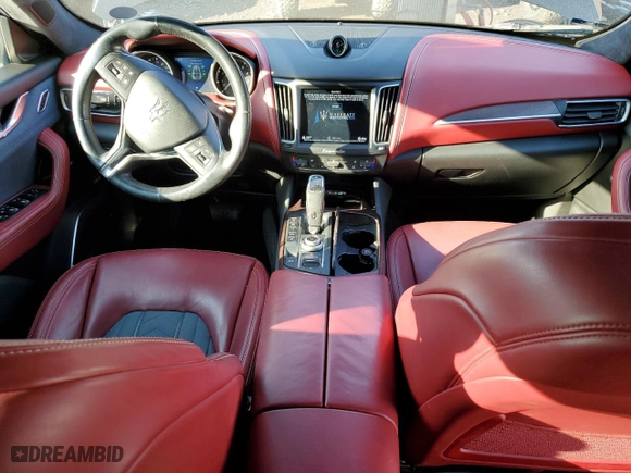 2020 Maserati Levante GranLusso with VIN ZN661XUL1LX354981, listed as a Copart auction lot 43212585 with 53,057 mi miles and Non Repairable. Bid and sale history available at carsss.com. Image 8.