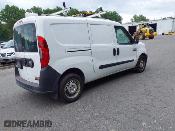 2015 Ram ProMaster City Cargo Tradesman with VIN ZFBERFAT3F6A93258, listed as a IAAI auction lot 42617000 with 157,133 mi miles and . Bid and sale history available at DreamBid. Image 4.