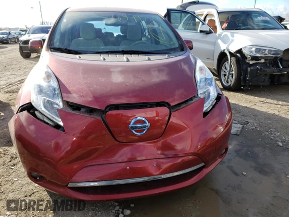 2015 Nissan LEAF SV with VIN 1N4AZ0CP8FC302748, listed as a Copart auction lot 67795322 with 51,746 mi miles. Bid and sale history available at carsss.com. Image 5.