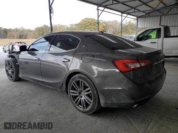 2016 Maserati Ghibli S with VIN ZAM57RSA8G1169064, listed as a Copart auction lot 75771703 with 55,311 mi miles. Bid and sale history available at carsss.com. Image 2.