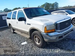 2000 Ford Excursion Limited with VIN 1FMNU42S2YEE35113, listed as a IAAI auction lot 41221090 with 375,148 mi miles and . Bid and sale history available at DreamBid. Image 1.