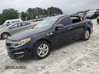 2016 Kia Optima LX z VIN 5XXGT4L30GG046178, wystawiony jako Copart lot #55057195 z przebiegiem 118 469 mil mil oraz Szkoda całkowita • Salvage title. Historia ofert i sprzedaży dostępna na DreamBid. Obrazek 1.