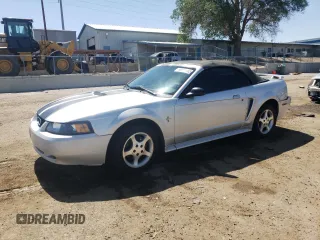 2001 Ford Mustang Deluxe with VIN 1FAFP44481F159220, listed as a Copart auction lot 60923165 with 187,550 mi miles and Salvage title. Bid and sale history available at DreamBid. Image 1.