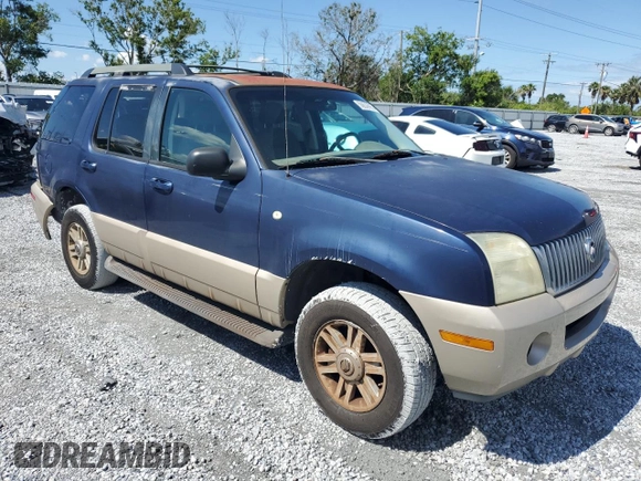 2005 Mercury Mountaineer Convenience z VIN 4M2ZU86K25UJ06950, wystawiony jako Copart lot #56839985 z przebiegiem 217 543 mil mil oraz Szkody całkowita. Historia ofert i sprzedaży dostępna na DreamBid. Obrazek 4.