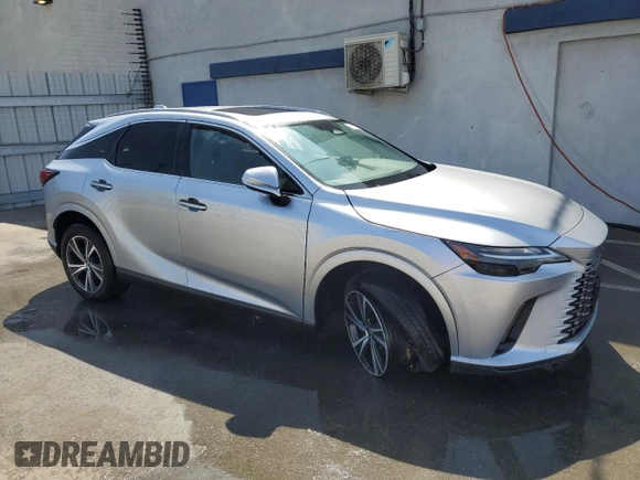 2023 Lexus RX with VIN JTJCHMAA6P2009141, listed as a Copart auction lot 73084584 with 14,600 mi miles and Clean Title. Bid and sale history available at carsss.com. Image 4.