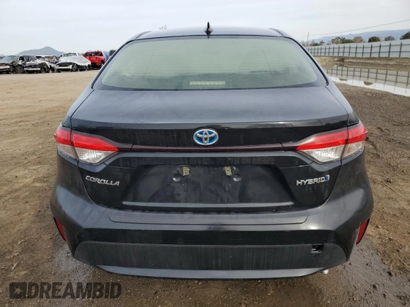 2021 Toyota Corolla Hybrid LE with VIN JTDEAMDE4MJ022101, listed as a Copart auction lot 48100105 with 31,843 mi miles and Clean Title. Bid and sale history available at carsss.com. Image 6.