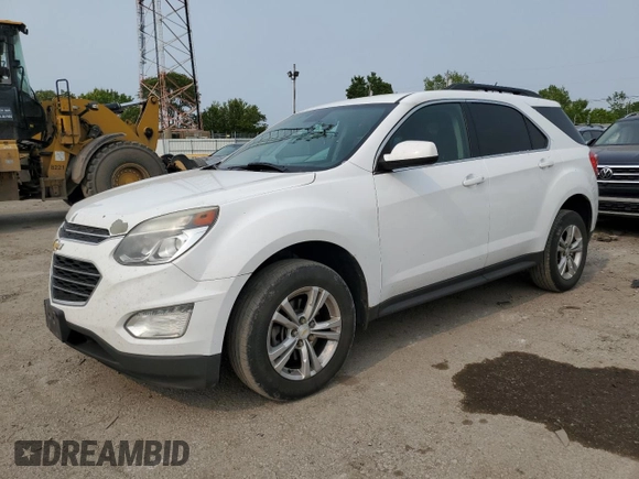 2016 Chevrolet Equinox LT z VIN 2GNFLFE3XG6235215, wystawiony jako Copart lot #59522645 z przebiegiem 266 035 mil mil oraz Czysty tytuł • Clean title. Historia ofert i sprzedaży dostępna na DreamBid. Obrazek 1.