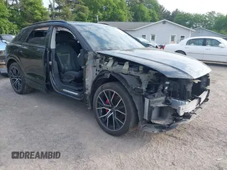 2023 Audi Q8 Prestige with VIN WA1FVBF16PD028292, listed as a IAAI auction lot 42424319 with 14,221 mi miles and . Bid and sale history available at DreamBid. Image 1.