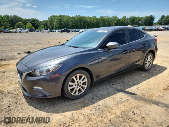 2014 Mazda 3 i Touring with VIN 3MZBM1V71EM117581, listed as a Copart auction lot 61588925 with 115,486 mi miles and Salvage title. Bid and sale history available at DreamBid. Image 1.