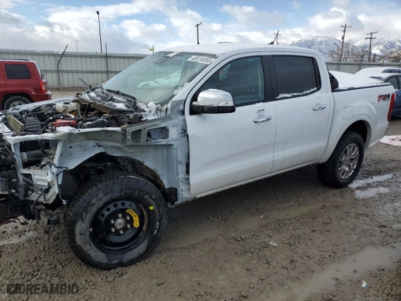 2023 Ford Ranger XL with VIN 1FTER4FH3PLE32400, listed as a Copart auction lot 49124055 with 42,471 mi miles and Salvage Title. Bid and sale history available at carsss.com. Image 1.