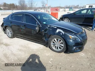 2010 Infiniti G37 x with VIN JN1CV6AR1AM252044, listed as a IAAI auction lot 41762829 with 191,325 mi miles. Bid and sale history available at carsss.com. Image 1.