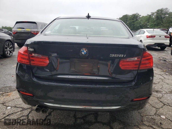 2014 BMW 3 Series 328i with VIN WBA3C1C5XEK105543, listed as a Copart auction lot 58548015 with 156,721 mi miles and Salvage title. Bid and sale history available at DreamBid. Image 6.