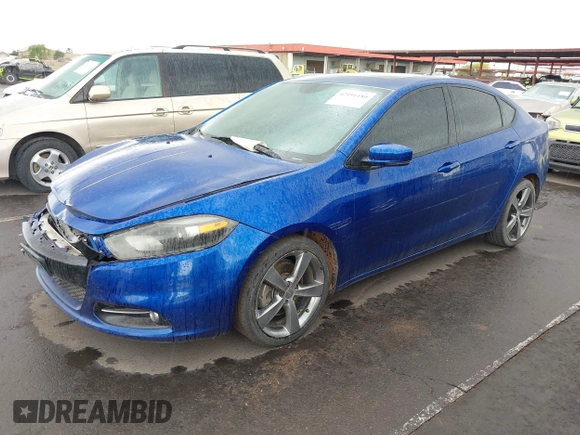 2014 Dodge Dart GT with VIN 1C3CDFEB1ED866566, listed as a IAAI auction lot 42191180 with 82,377 mi miles and . Bid and sale history available at DreamBid. Image 2.