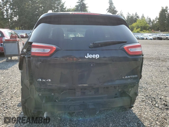 2014 Jeep Cherokee Limited with VIN 1C4PJMDS7EW291342, listed as a Copart auction lot 61446225 with 123,792 mi miles and Salvage title. Bid and sale history available at DreamBid. Image 6.