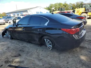 2017 Infiniti Q50 3.0t Premium with VIN JN1EV7AP6HM742020, listed as a Copart auction lot 81989804 with 78,816 mi miles and Salvage Title. Bid and sale history available at carsss.com. Image 2.