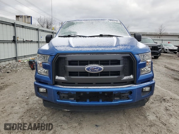 2017 Ford F-150 XL with VIN 1FTEX1C80HKC89714, listed as a Copart auction lot 47952195 with 84,123 mi miles and Salvage Title. Bid and sale history available at carsss.com. Image 5.
