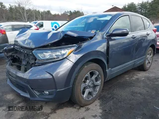 2019 Honda CR-V EX-L with VIN 2HKRW2H82KH635853, listed as a IAAI auction lot 41965265 with 48,016 mi miles. Bid and sale history available at carsss.com. Image 2.