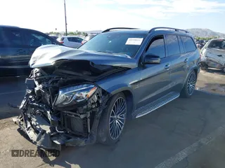 2018 Mercedes-Benz GLS 63 AMG with VIN 4JGDF7FE2JB036480, listed as a IAAI auction lot 39798161 with 38,731 mi miles and . Bid and sale history available at DreamBid. Image 18.