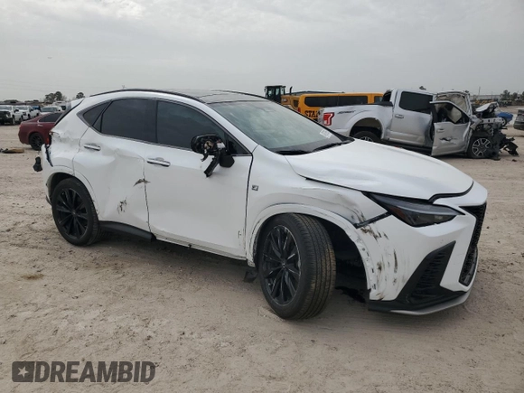 2024 Lexus NX with VIN 2T2KGCEZ9RC048768, listed as a Copart auction lot 47937985 with 24,318 mi miles and Salvage Title. Bid and sale history available at carsss.com. Image 4.