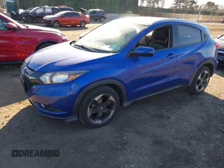 2018 Honda HR-V EX-L Navi with VIN 3CZRU6H74JM705814, listed as a IAAI auction lot 41296671 with 56,702 mi miles. Bid and sale history available at carsss.com. Image 18.