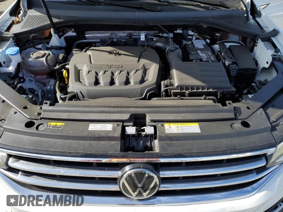 2024 Volkswagen Tiguan SE with VIN 3VVMB7AX6RM183285, listed as a Copart auction lot 58318465 with 9,586 mi miles and Salvage title. Bid and sale history available at DreamBid. Image 12.