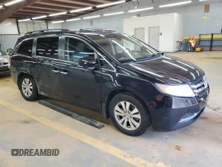 2014 Honda Odyssey EX-L with VIN 5FNRL5H66EB105932, listed as a Copart auction lot 49734905 with 222,723 mi miles and Salvage Title. Bid and sale history available at carsss.com. Image 4.