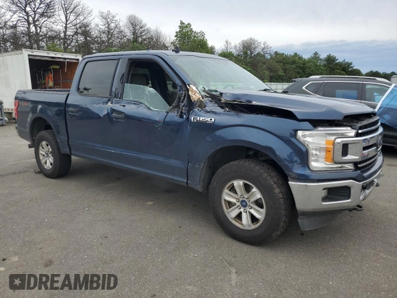 2019 Ford F-150 XL with VIN 1FTEW1E55KFC10642, listed as a Copart auction lot 62811755 with 128,286 mi miles and Salvage title. Bid and sale history available at DreamBid. Image 4.