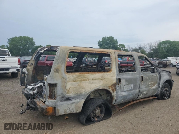 2003 Ford Excursion Limited z VIN 1FMNU43S43EB55541, wystawiony jako Copart lot #56325034 z przebiegiem Nie podano mil oraz Nie do naprawy. Historia ofert i sprzedaży dostępna na DreamBid. Obrazek 3.
