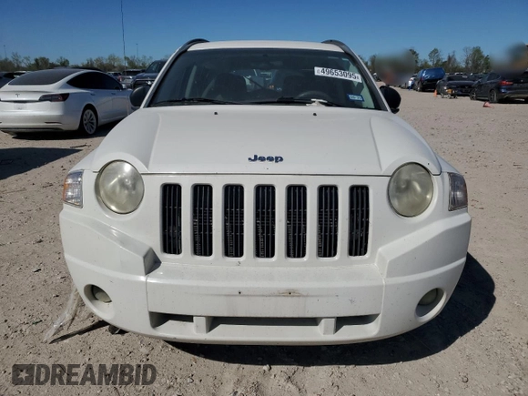 2007 Jeep Compass Sport with VIN 1J8FF47W07D120709, listed as a Copart auction lot 49653095 with 172,538 mi miles and Salvage Title. Bid and sale history available at carsss.com. Image 5.