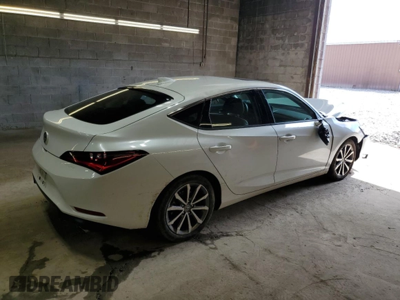 2023 Acura Integra with VIN 19UDE4H25PA026857, listed as a Copart auction lot 52231835 with 23,958 mi miles and Salvage title. Bid and sale history available at DreamBid. Image 3.
