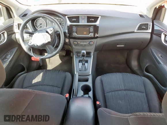 2017 Nissan Sentra SV with VIN 3N1AB7AP2HL663543, listed as a Copart auction lot 60820755 with 112,747 mi miles and Salvage title. Bid and sale history available at DreamBid. Image 8.