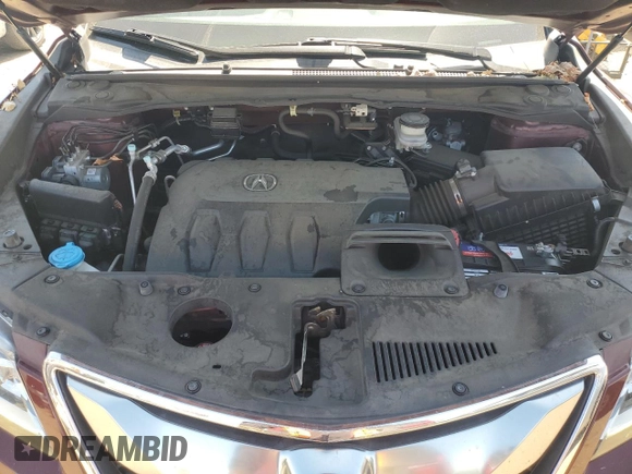 2017 Acura RDX Advance with VIN 5J8TB4H74HL014740, listed as a Copart auction lot 61172935 with 52,915 mi miles and Salvage title. Bid and sale history available at DreamBid. Image 12.