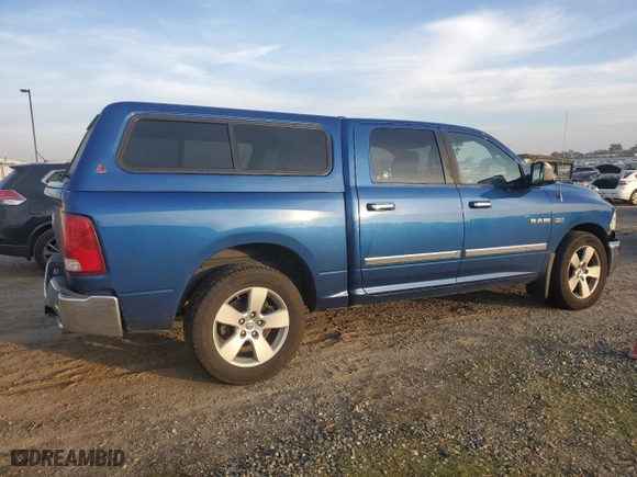 2009 Dodge Ram 1500 SLT with VIN 1D3HB13T59S703563, listed as a Copart auction lot 84047394 with 170,408 mi miles and Salvage Title. Bid and sale history available at carsss.com. Image 3.
